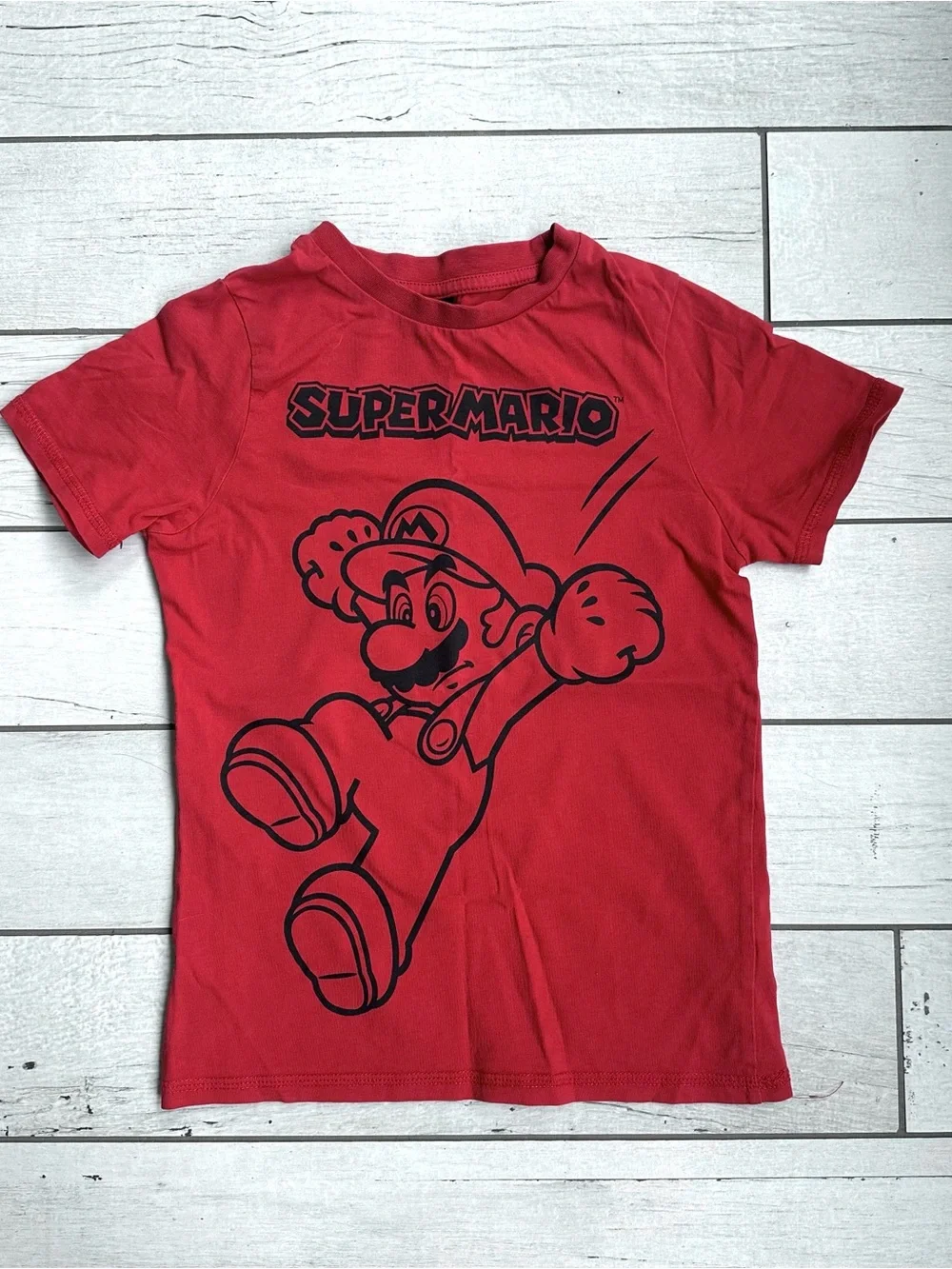 George Super Mario Tee Size 6-7 Years